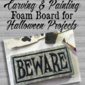 Intro to Carving and Painting Foam Board