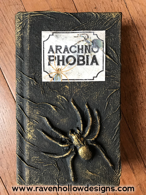 Second finished book with spider